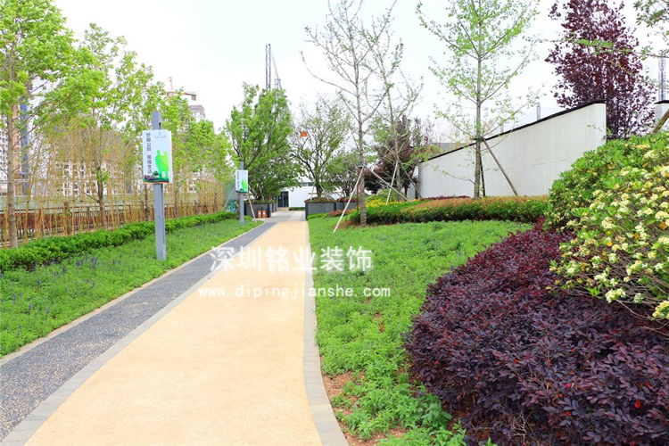 广东中山公园彩色透水混凝土工程案例