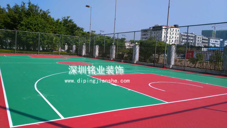 硅PU篮球场