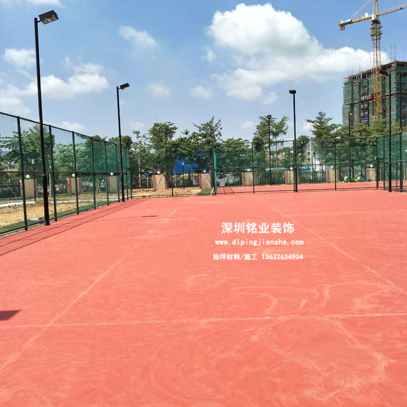 网球场地各种面层结构施工方法