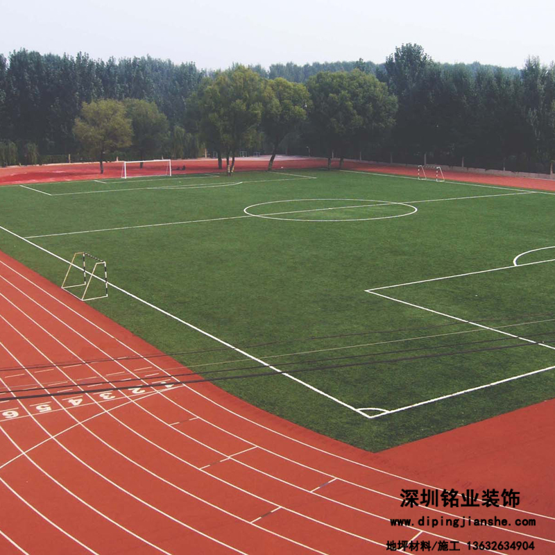 400米标准塑胶跑道的面积