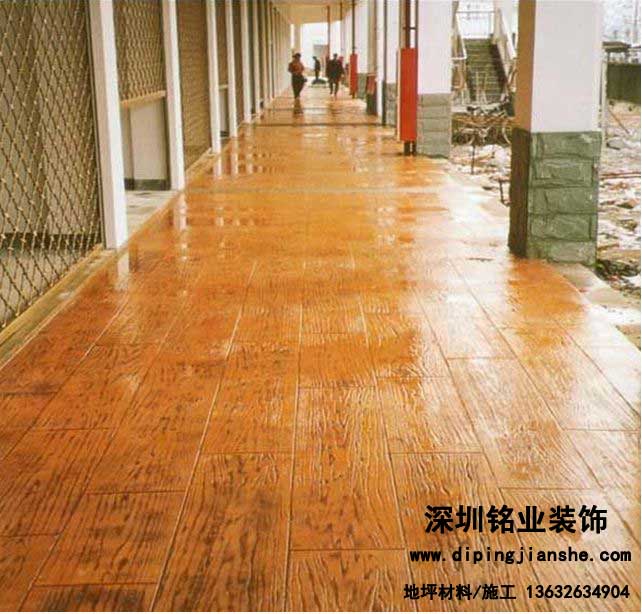 铺装压模地坪有什么好处