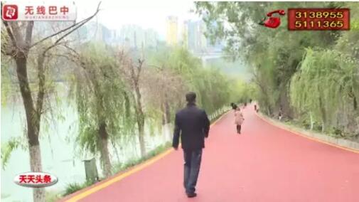 巴城柳津桥至廊桥彩色透水砼步道改造完工